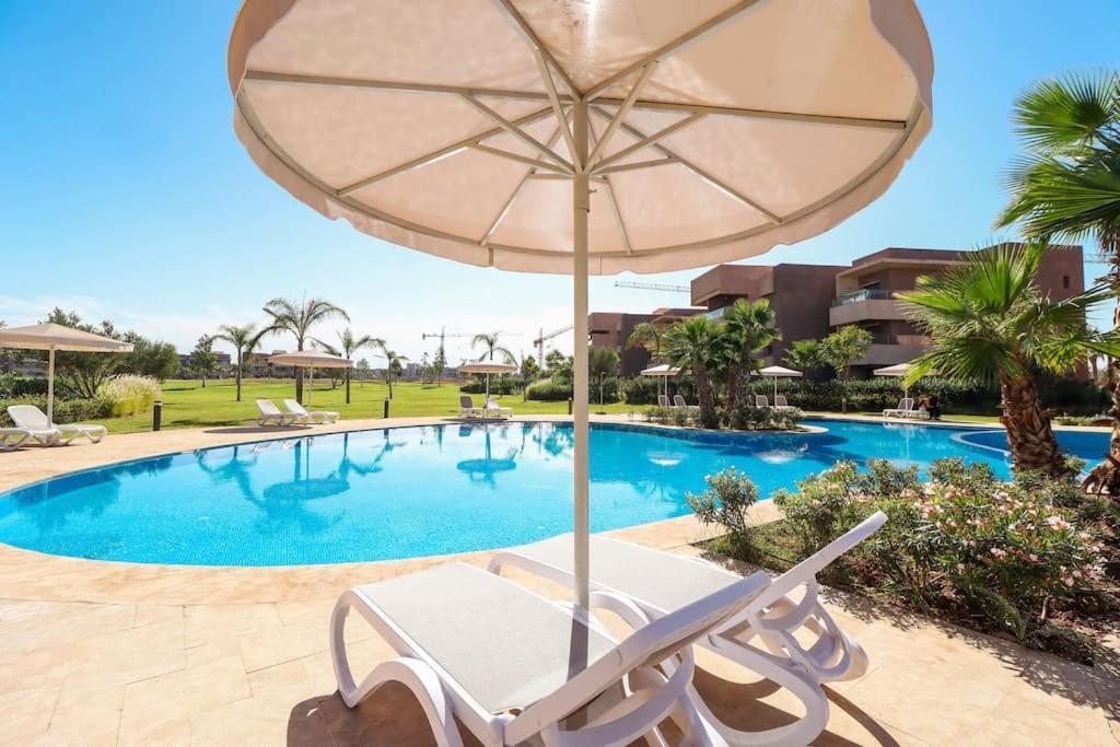 Cosy Appartemt Vue Sur Golf Et Montagne Marrakesh Esterno foto